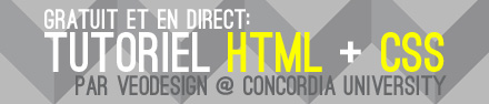 Évènement Live: Tutoriel HTML & CSS le 12 oct.