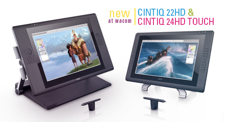 New tablets by Wacom: Cintiq 22HD and 24HD Touch